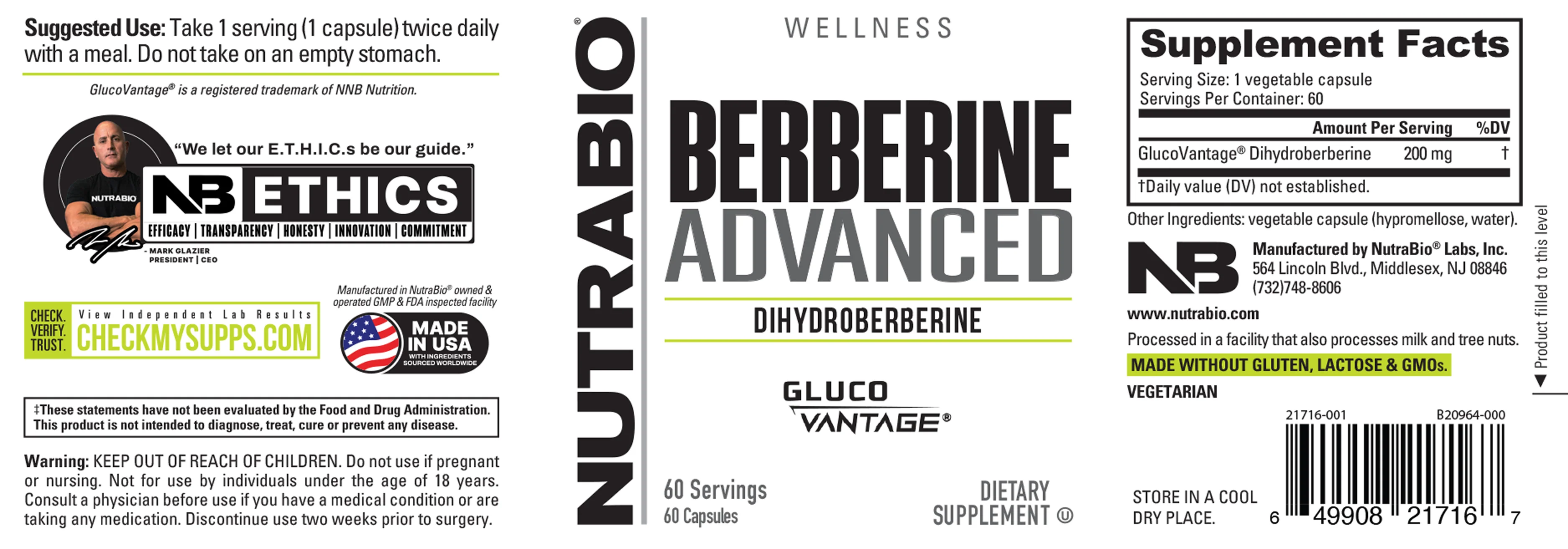 Berberine Advanced (200 mg) - Image 3