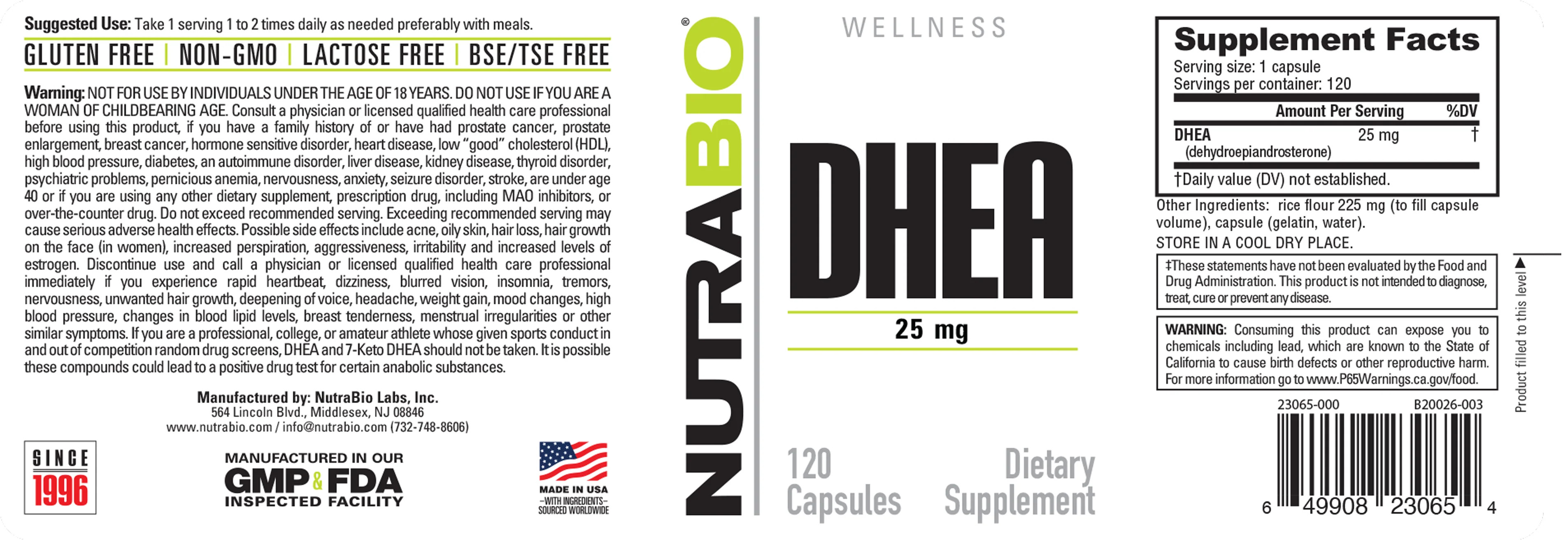 DHEA (25mg) - Image 3