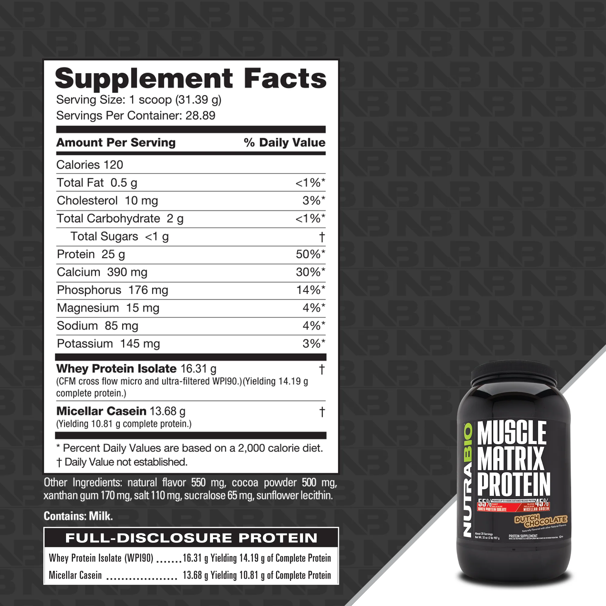 Muscle Matrix: Whey/Casein Protein Blend - Image 5