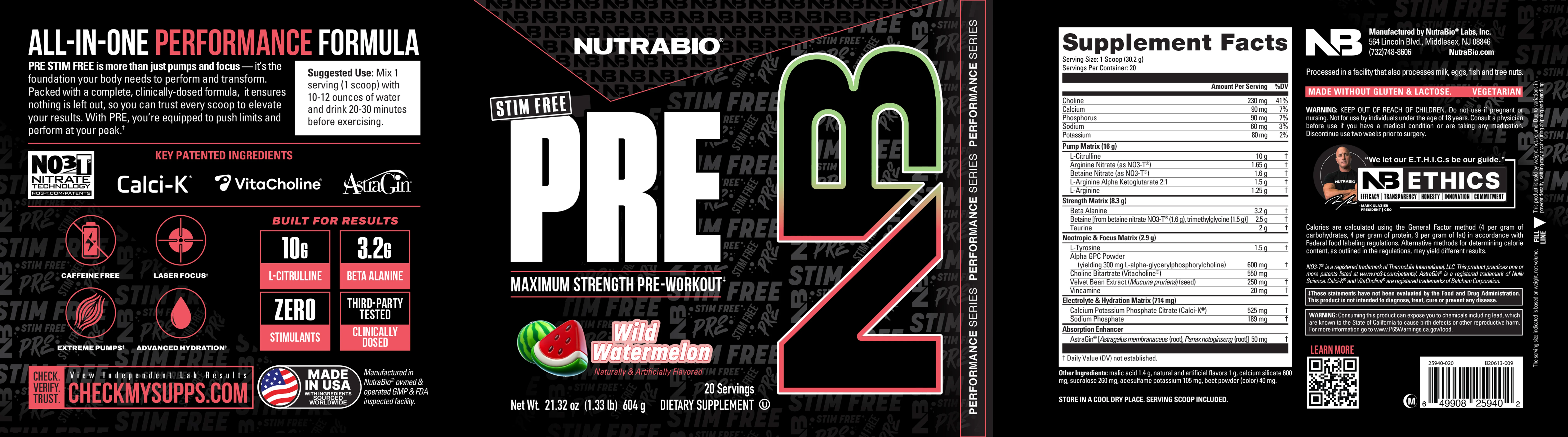 PRE Workout Stim Free - Image 15