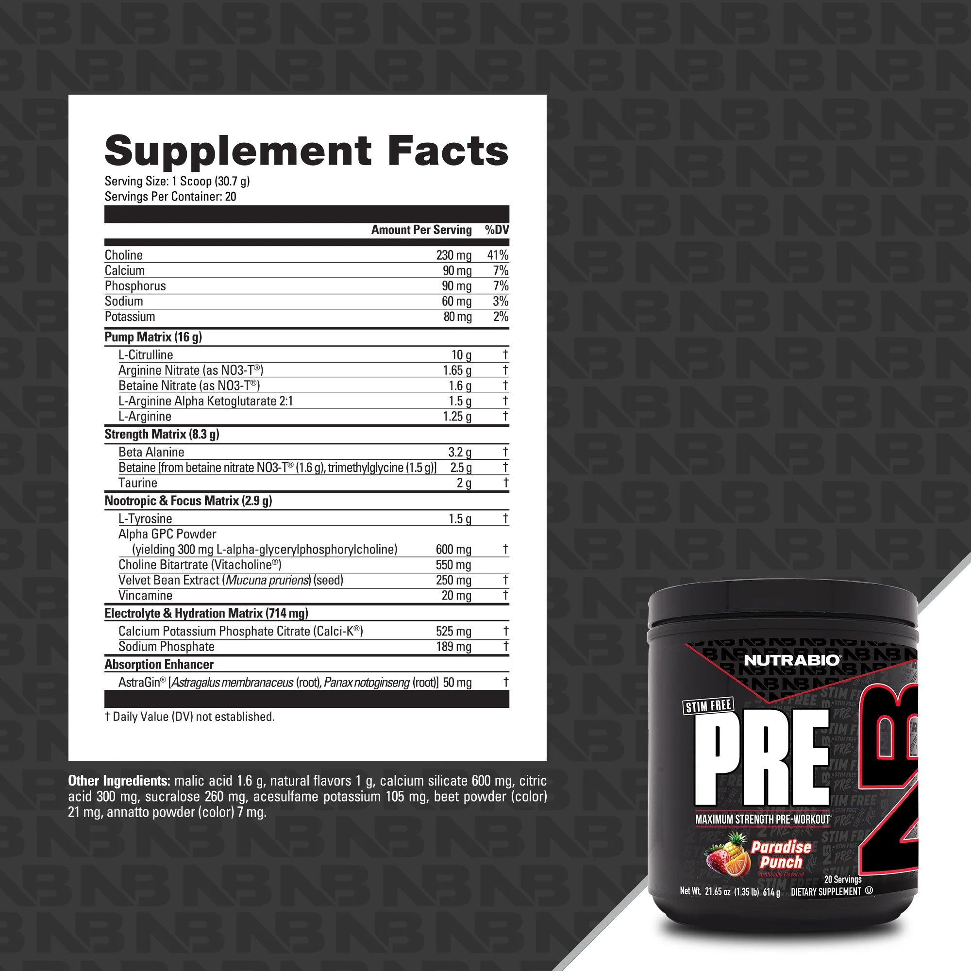 PRE Workout Stim Free - Image 5