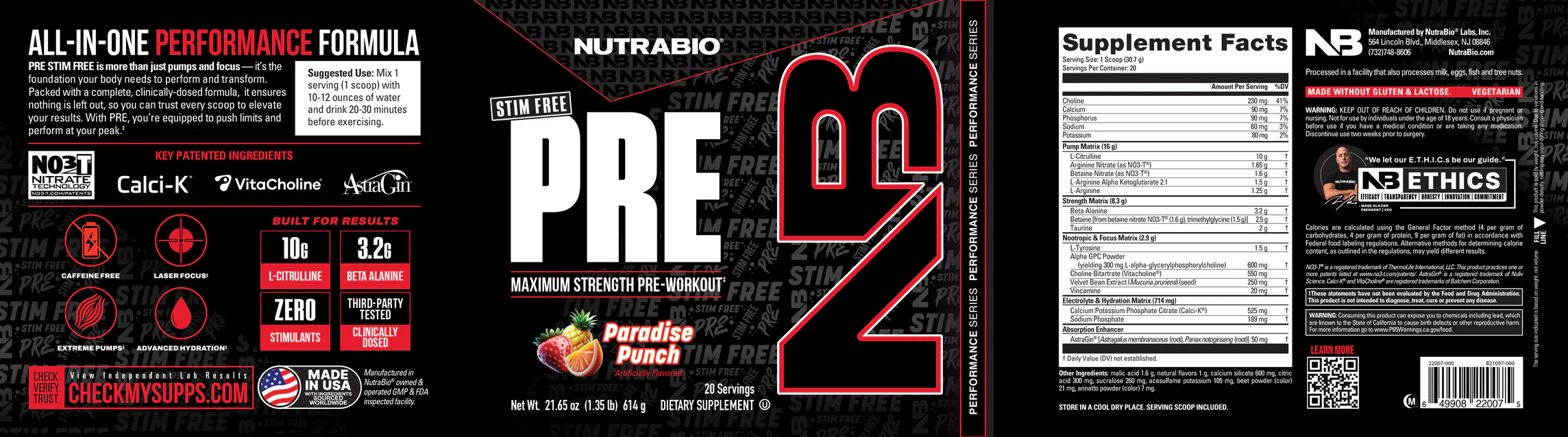 PRE Workout Stim Free - Image 6